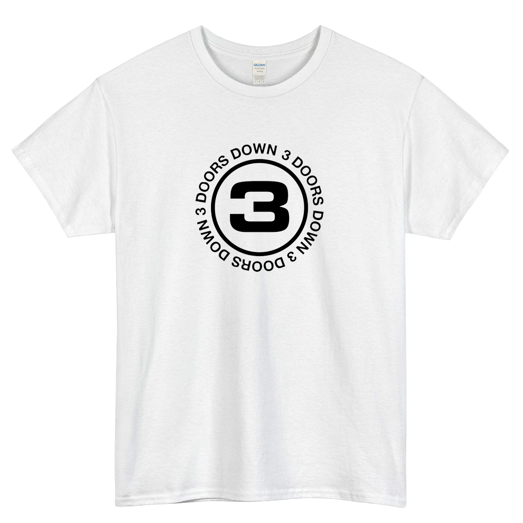 3 DOORS DOWN & COLLECTIVE logo SHORT SLEEVE T SHIRT -P