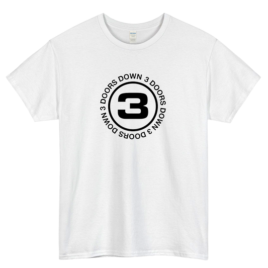 3 DOORS DOWN & COLLECTIVE logo SHORT SLEEVE T SHIRT -P