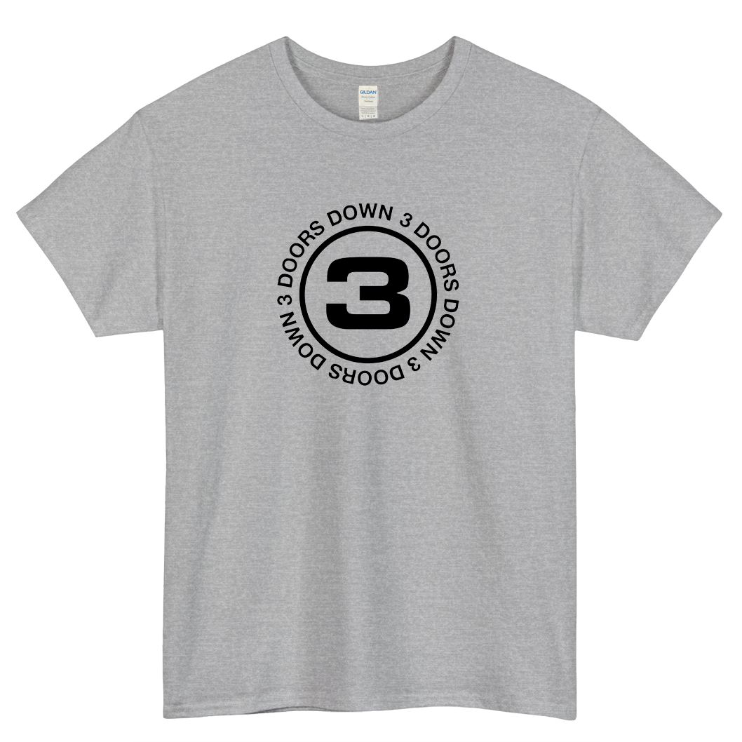 3 DOORS DOWN & COLLECTIVE logo SHORT SLEEVE T SHIRT -P