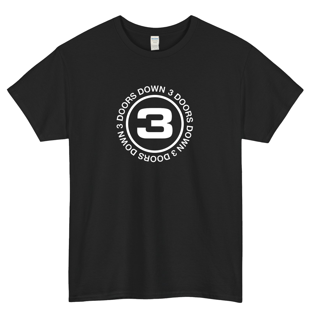 3 DOORS DOWN & COLLECTIVE logo SHORT SLEEVE T SHIRT -P