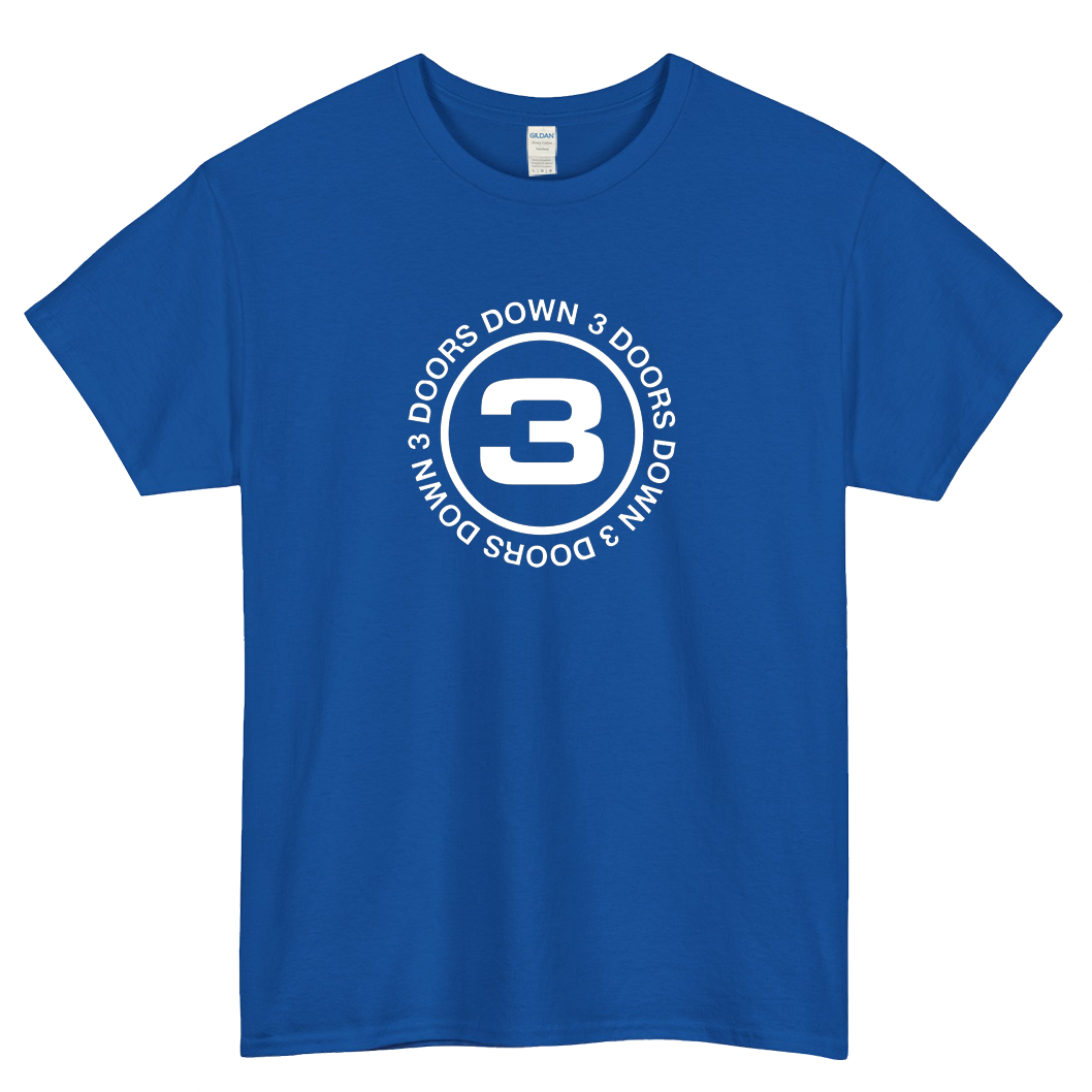 3 DOORS DOWN & COLLECTIVE logo SHORT SLEEVE T SHIRT -P