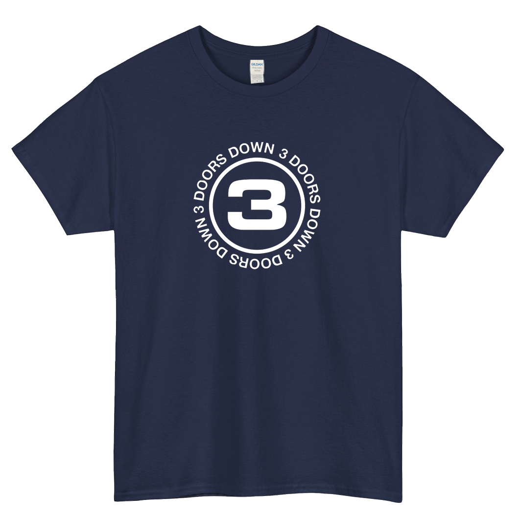 3 DOORS DOWN & COLLECTIVE logo SHORT SLEEVE T SHIRT -P