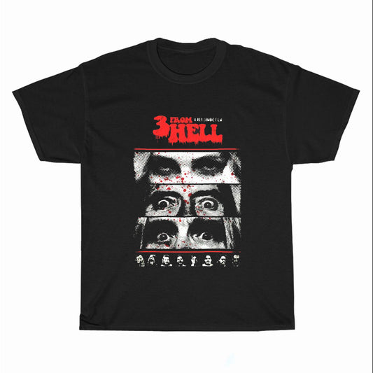 From Hell Movie Horror Rob Zombie Devil Logo Men's Unisex T Shirt Size S to 3XL