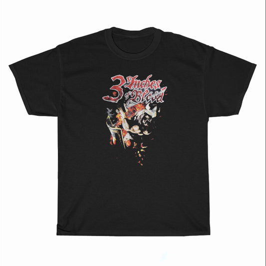 Inches of Blood Logo Unisex Men's T Shirt Size S to 3XL