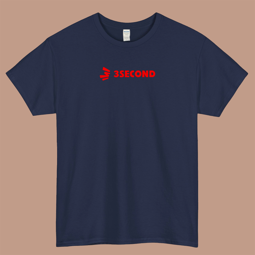 3second logo short sleeve mens t shirt S-3XL