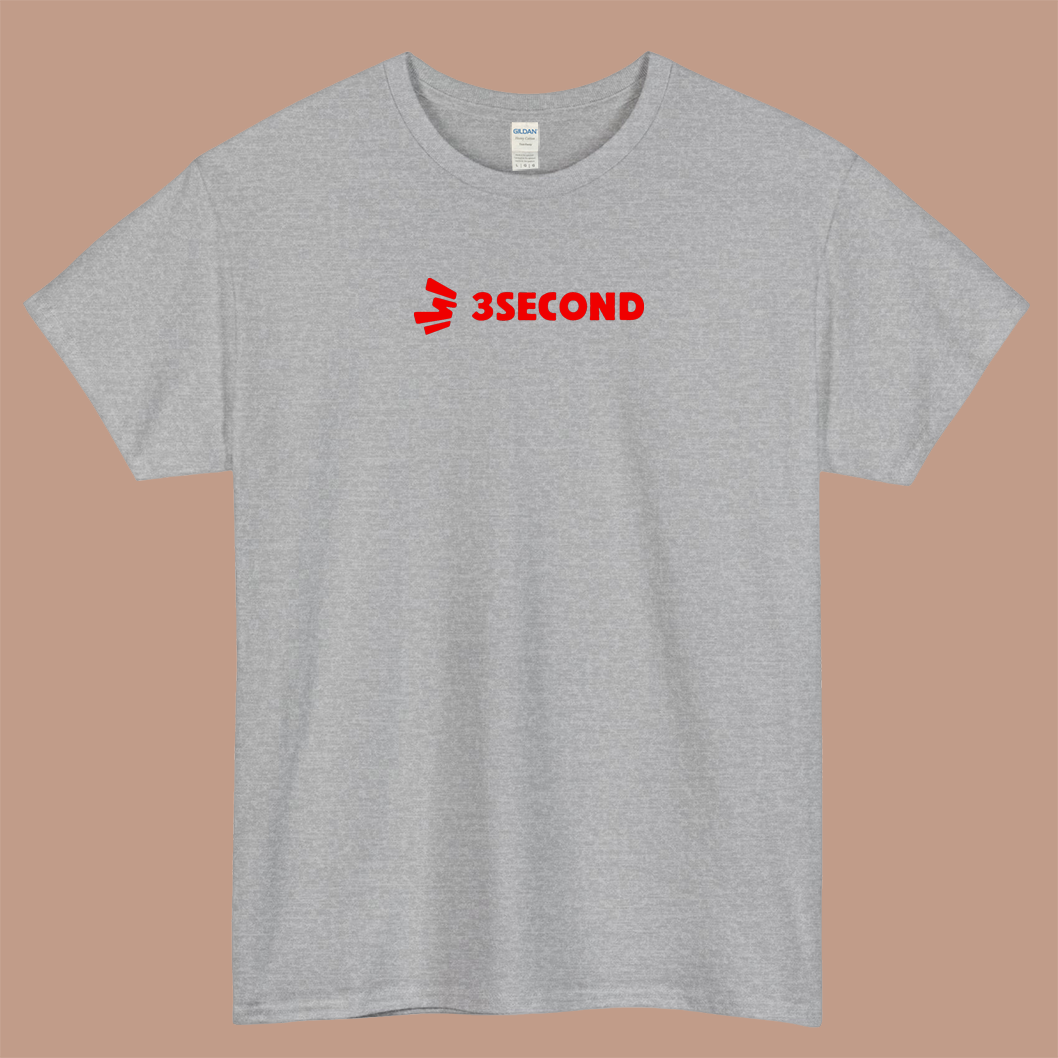 3second logo short sleeve mens t shirt S-3XL