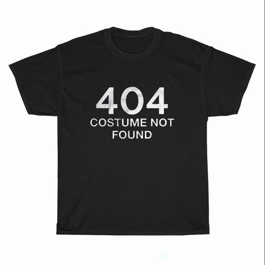 Costume Not Found Logo Unisex Men's T Shirt Size S to 3XL