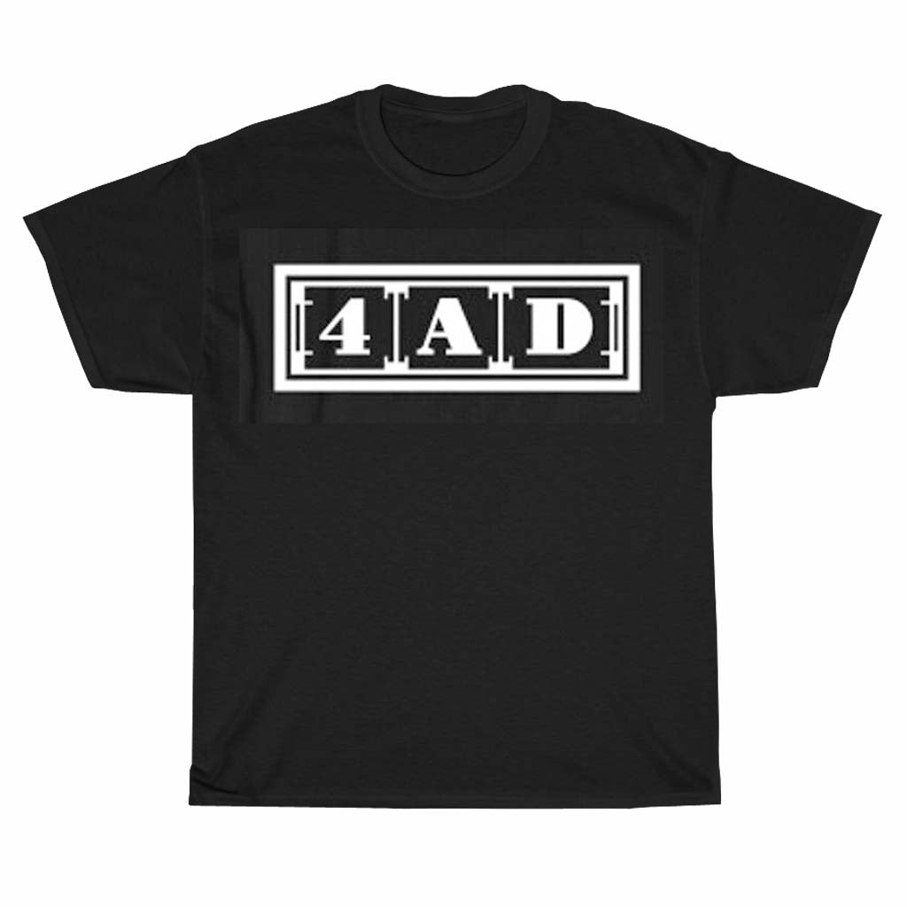 4AD Record Logo Men's Unisex T Shirt Size S to 3XL