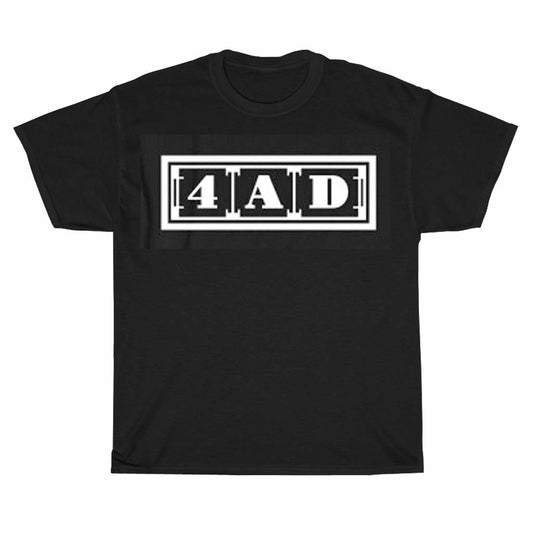 4AD Record Logo Men's Unisex T Shirt Size S to 3XL