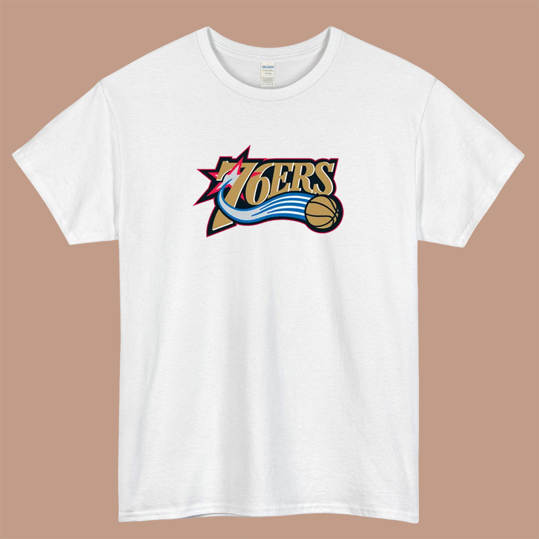76ERS Philadelphia Logo Mens Unisex Short Sleeve T-Shirt Size S-3XL