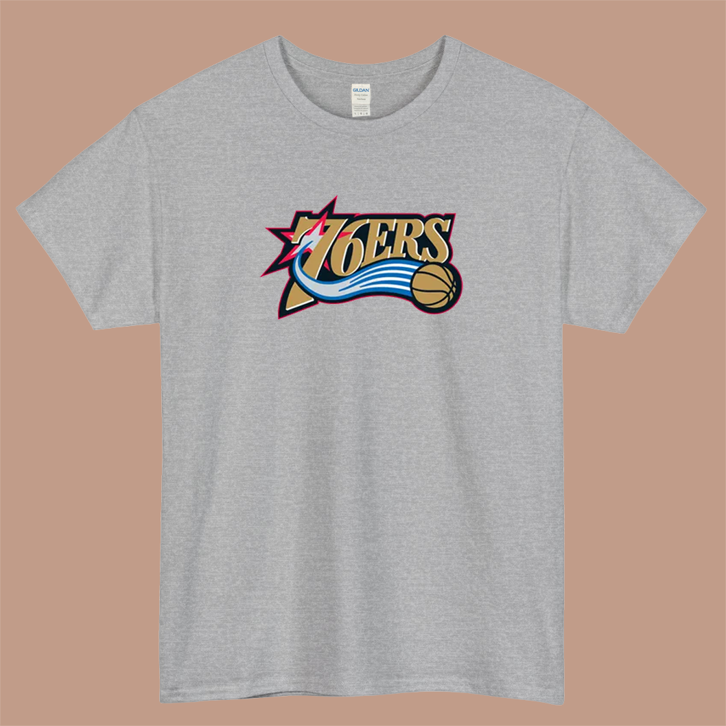 76ERS Philadelphia Logo Mens Unisex Short Sleeve T-Shirt Size S-3XL