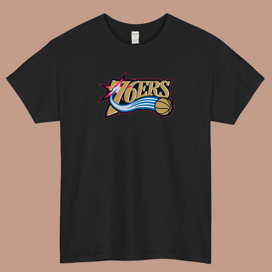76ERS Philadelphia Logo Mens Unisex Short Sleeve T-Shirt Size S-3XL