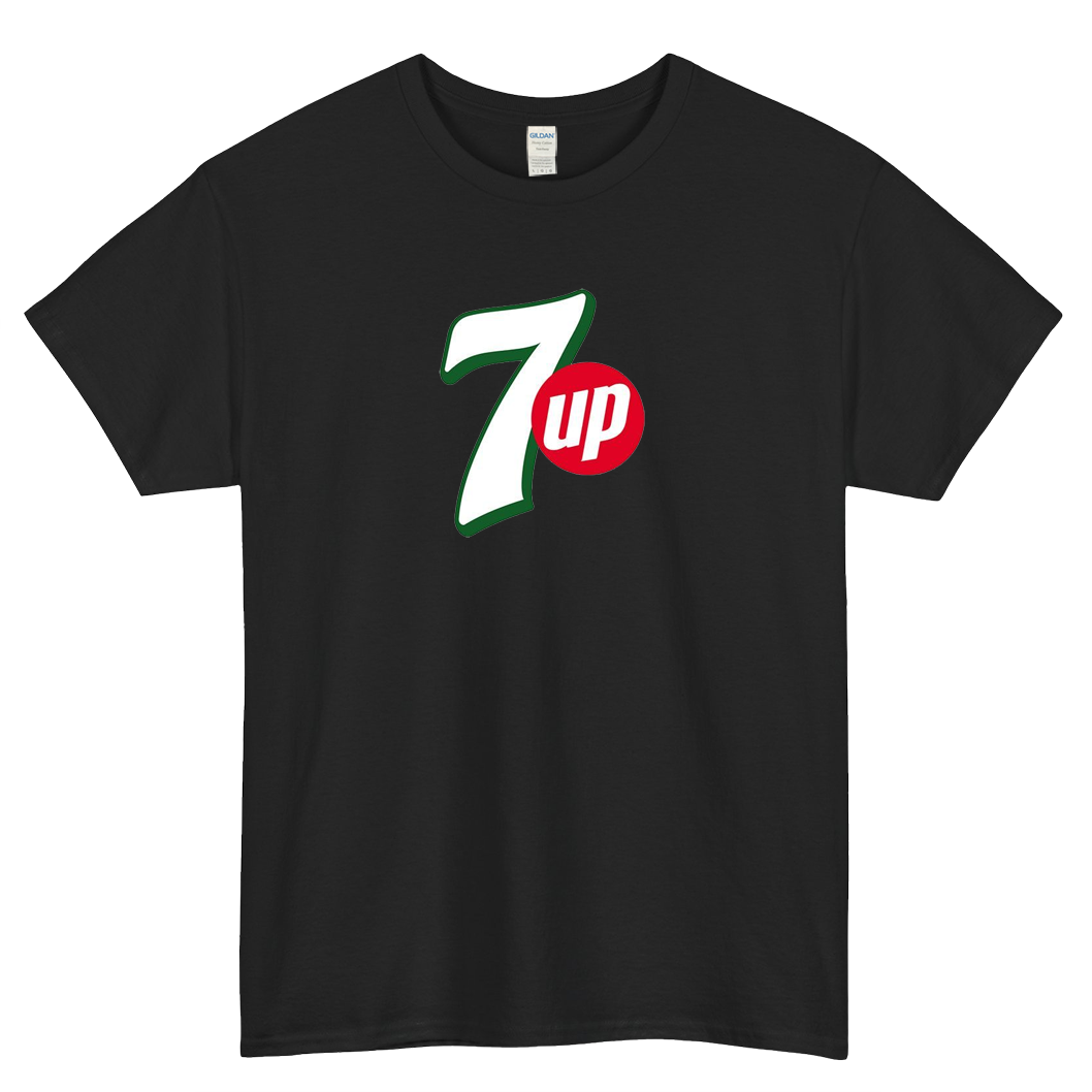 7 UP VINTAGE Logo Mens Unisex Short Sleeve T-Shirt Size S-3XL - P