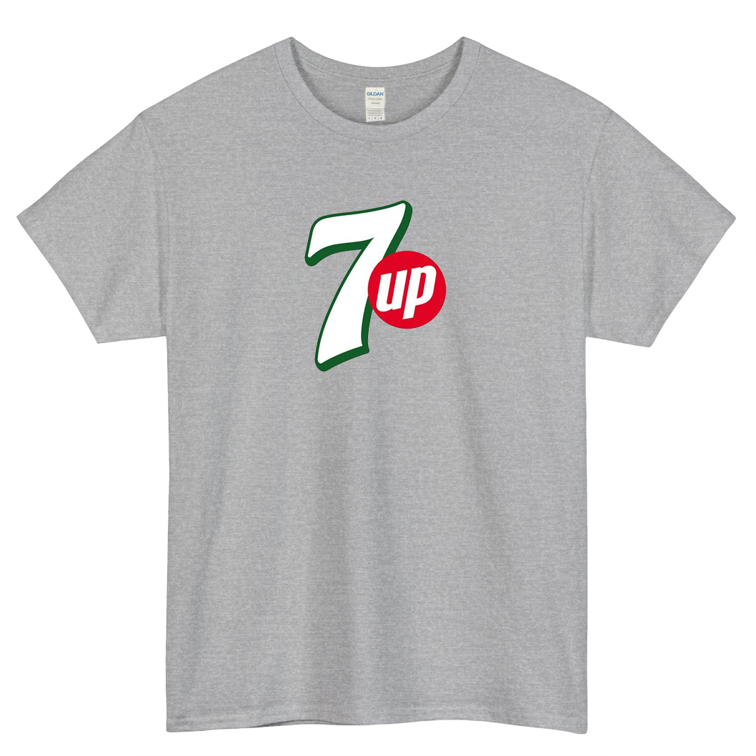 7 UP VINTAGE Logo Mens Unisex Short Sleeve T-Shirt Size S-3XL - P