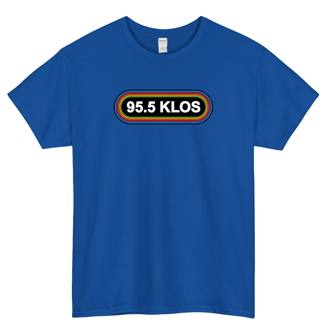 955 KLOS RADIO Logo Mens Unisex Short Sleeve T-Shirt Size S-3XL -P