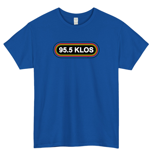 955 KLOS RADIO Logo Mens Unisex Short Sleeve T-Shirt Size S-3XL -P