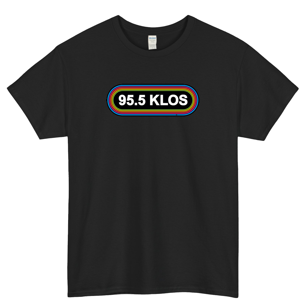 955 KLOS RADIO Logo Mens Unisex Short Sleeve T-Shirt Size S-3XL -P