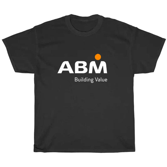 ABM building Industries Logo Men's Unisex T Shirt Size S to 3XL