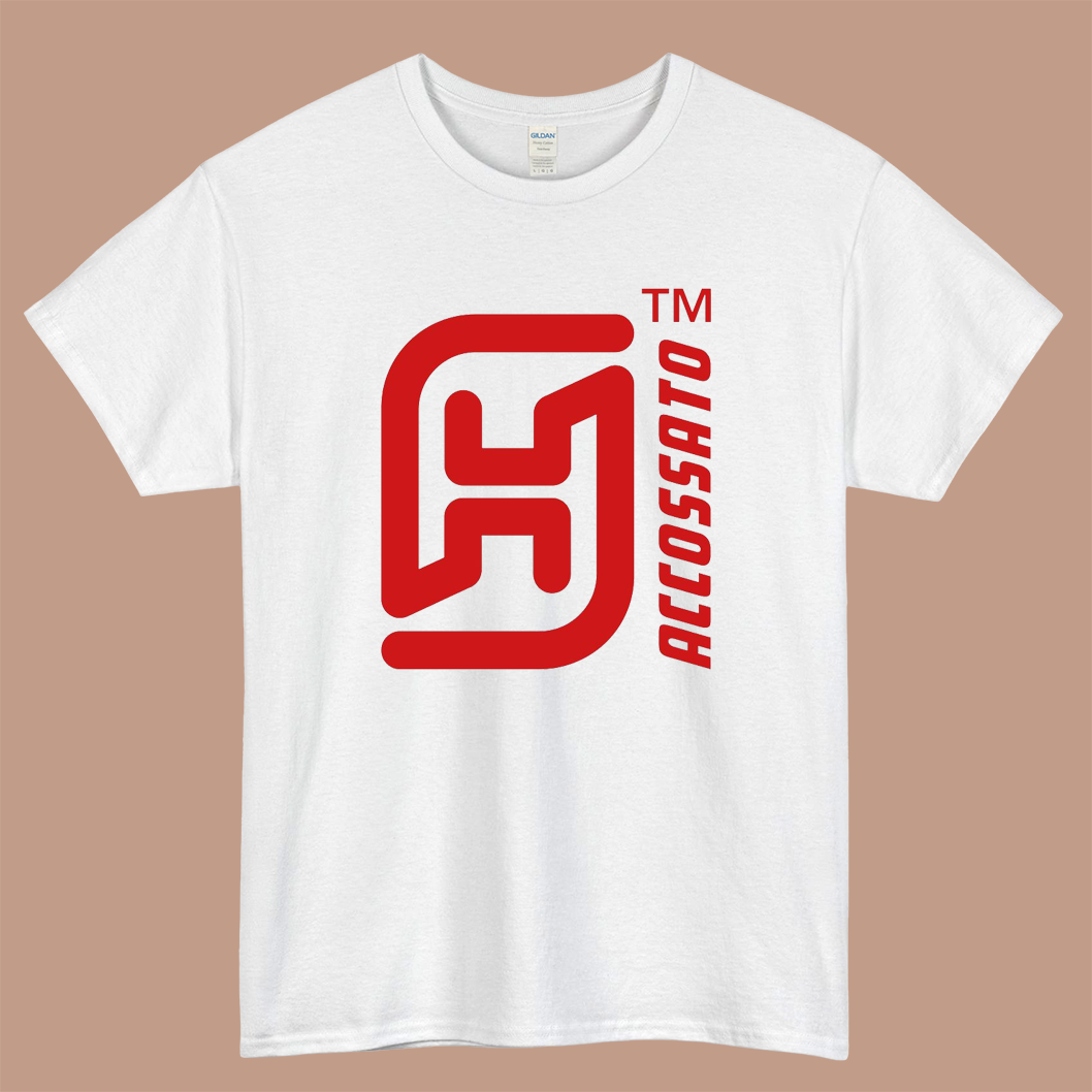 ACCOSSATO RACING Logo Mens Unisex Short Sleeve White T-Shirt Size S-3XL