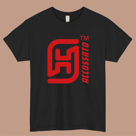 ACCOSSATO RACING Logo Mens Unisex Short Sleeve Black T-Shirt Size S-3XL