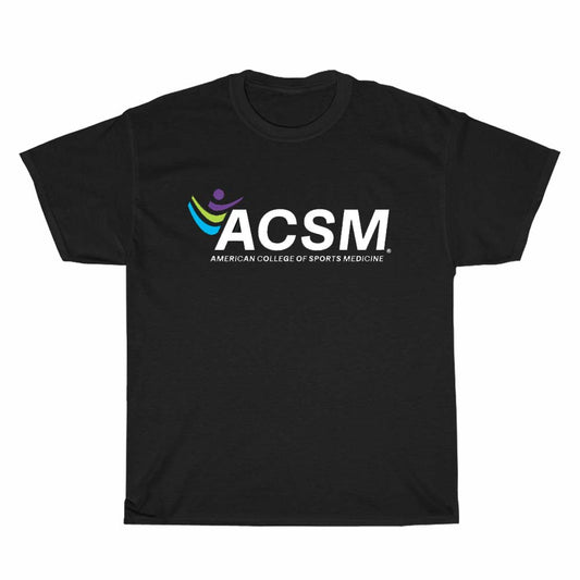ACSM American College of Sports Medicine logo Men's Unisex T Shirt Size S to 3XL