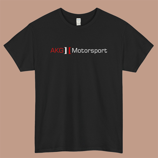 AKG Motorsports Logo Mens Unisex Short Sleeve Black T-Shirt Size S-3XL