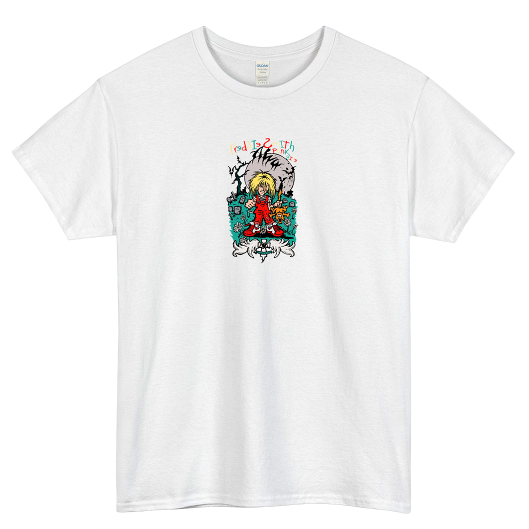 ALVA FREDDIE SMITH PUNK SIZE 1985 LOGO SHORT SLEEVE T SHIRT -P