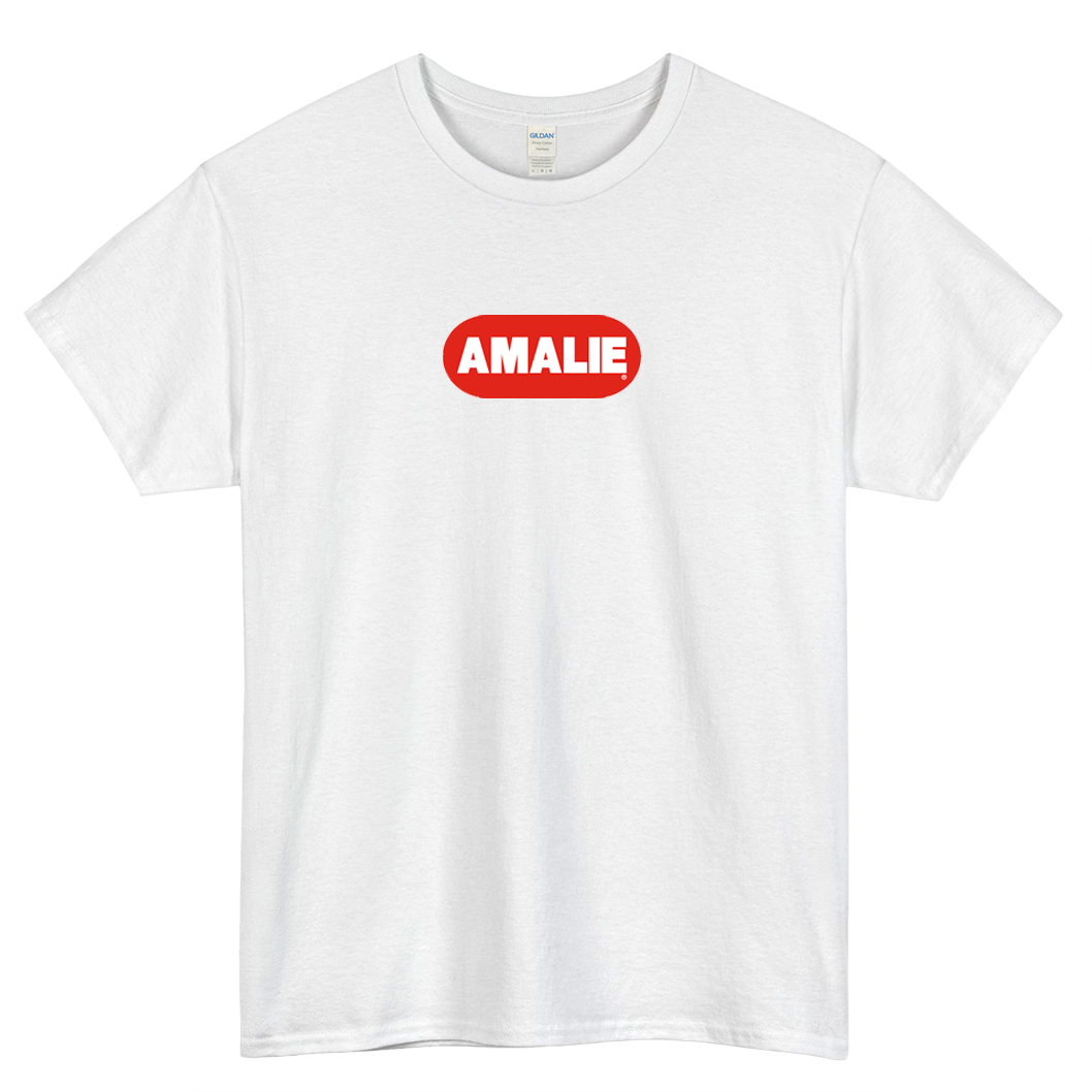 AMALIE Motor Oil Logo short SLEEVE T SHIRT -P