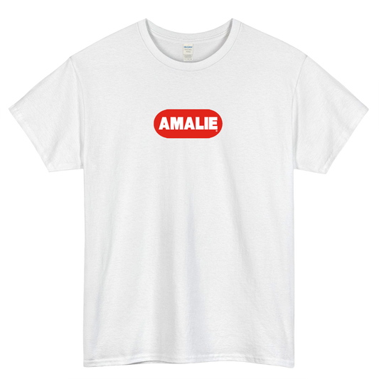 AMALIE Motor Oil Logo short SLEEVE T SHIRT -P