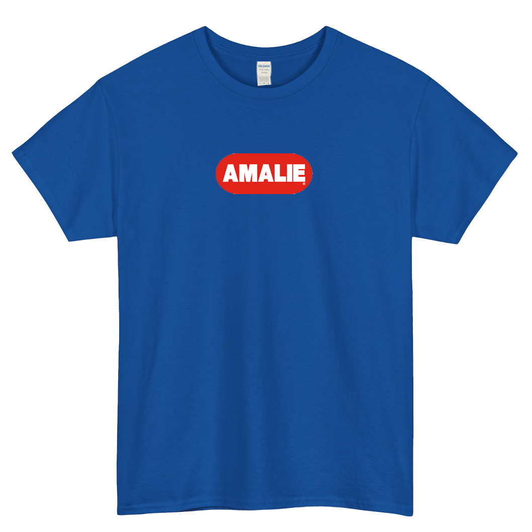 AMALIE Motor Oil Logo short SLEEVE T SHIRT -P