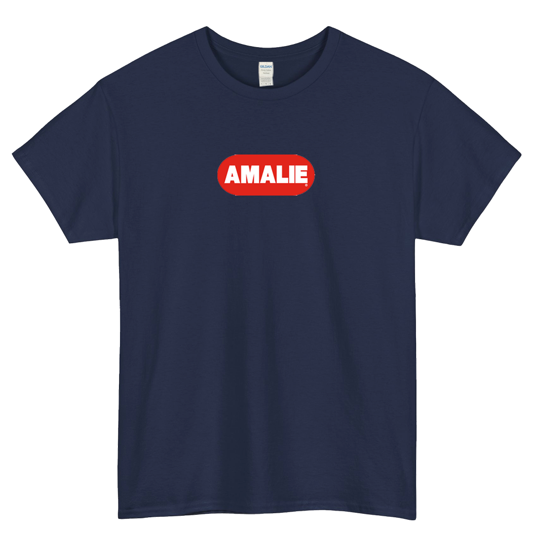 AMALIE Motor Oil Logo short SLEEVE T SHIRT -P