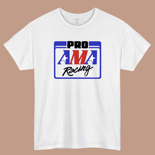 AMA PRO Racing Logo Mens Unisex Short Sleeve White T-Shirt Size S-3XL