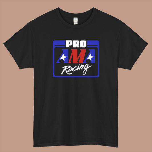 AMA PRO Racing Logo Mens Unisex Short Sleeve Black T-Shirt Size S-3XL