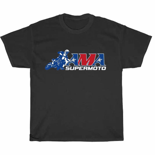 AMA Supermoto Motocross Pro Racing Logo Men's Unisex T Shirt Size S to 3XL