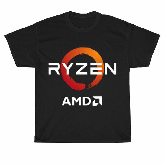AMD Ryzen Logo Men's Unisex T Shirt Size S to 3XL