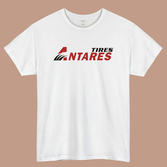 ANTARES Tires Logo Mens Unisex Short Sleeve White T-Shirt Size S-3XL