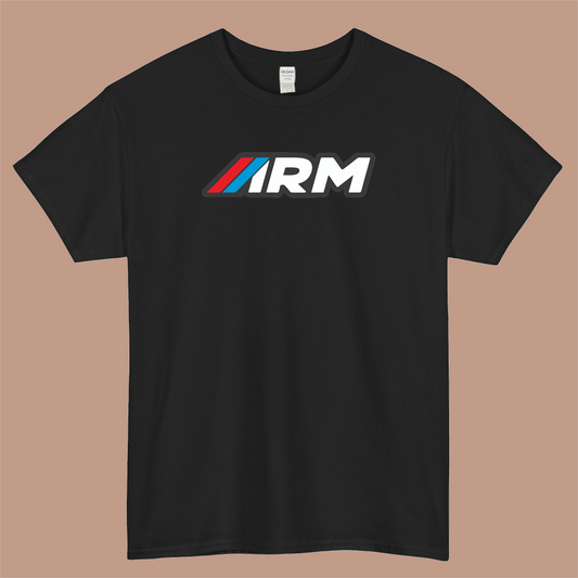ARM Racing Logo Mens Unisex Short Sleeve T-Shirt Size S-3XL