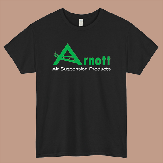 ARNOTT Air Suspension Logo Mens Unisex Short Sleeve Black T-Shirt Size S-3XL