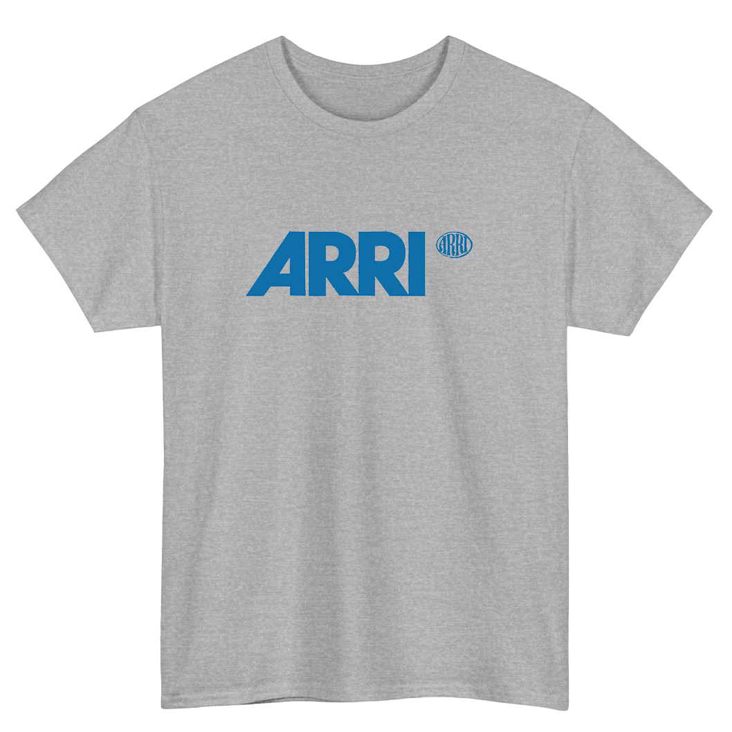 ARRI Film Camera white gray Logo Mens Unisex Short Sleeve T-Shirt Size S-3XL - P