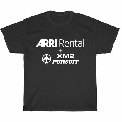 ARRI Rental & XM2 PURSUIT Collaboration logo Men's Unisex T Shirt Size S to 3XL