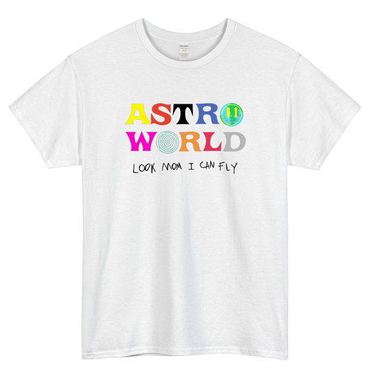 ASTROWORLD look mum I can fly Mens Unisex Short Sleeve T-Shirt Size S-3XL - P