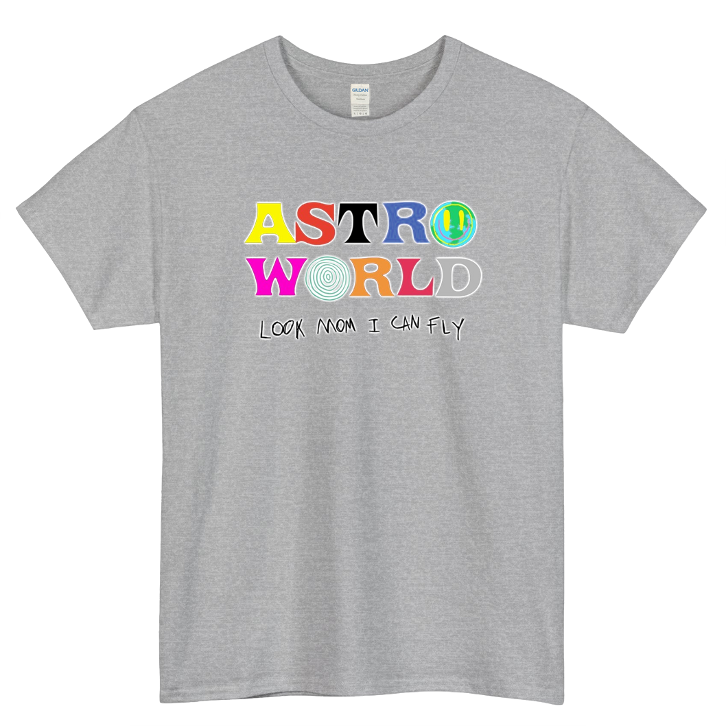 ASTROWORLD look mum I can fly Mens Unisex Short Sleeve T-Shirt Size S-3XL - P
