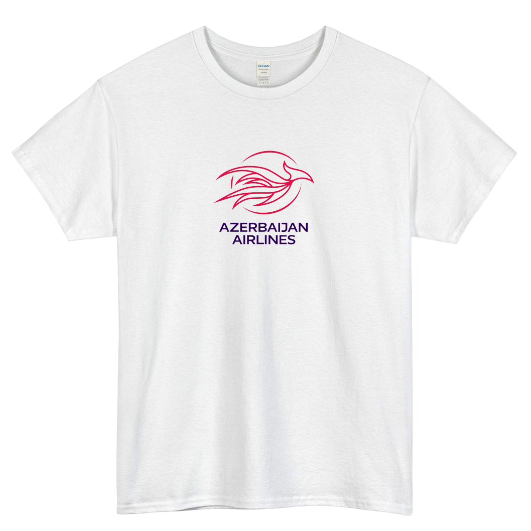 AZERBAIJAN AIRLINES LOGO  short SLEEVE T SHIRT -P