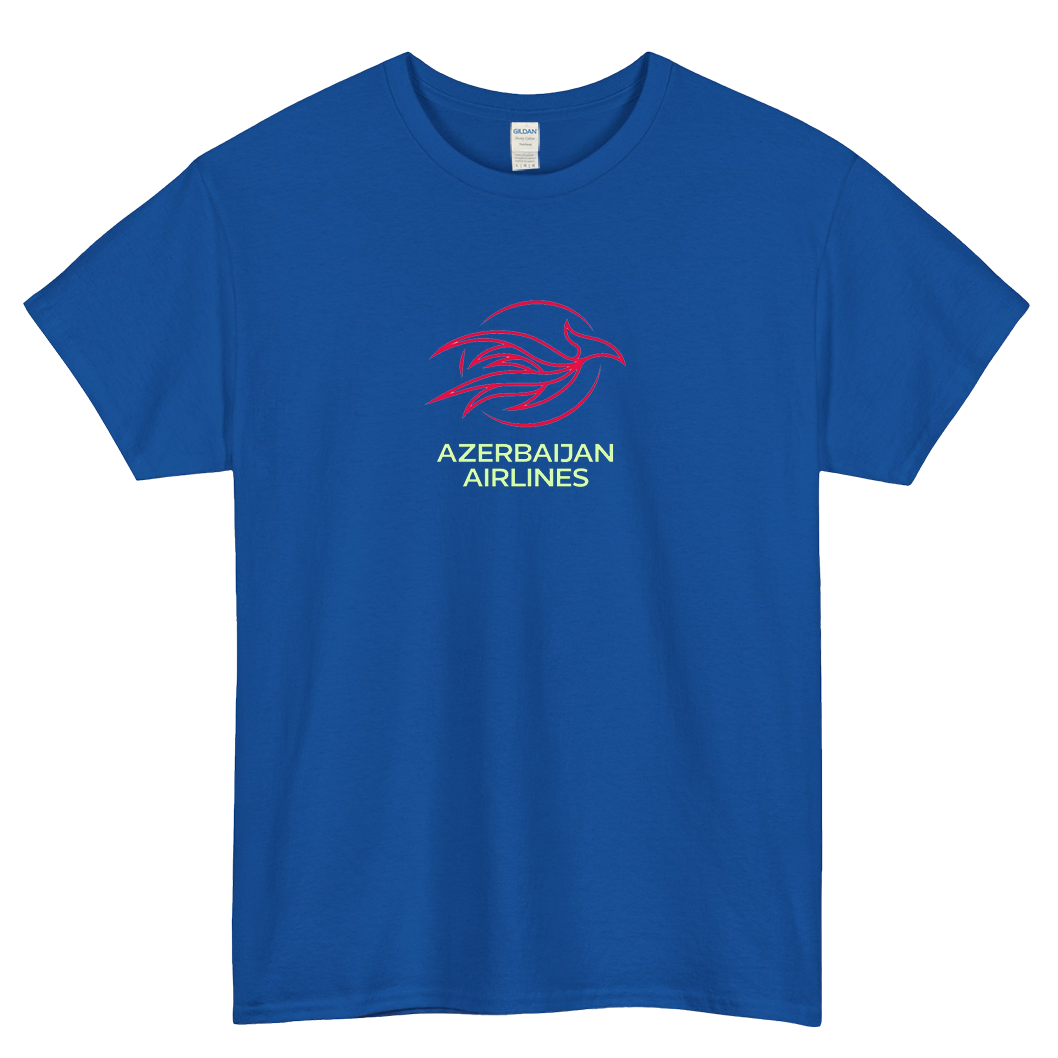 AZERBAIJAN AIRLINES LOGO  short SLEEVE T SHIRT -P