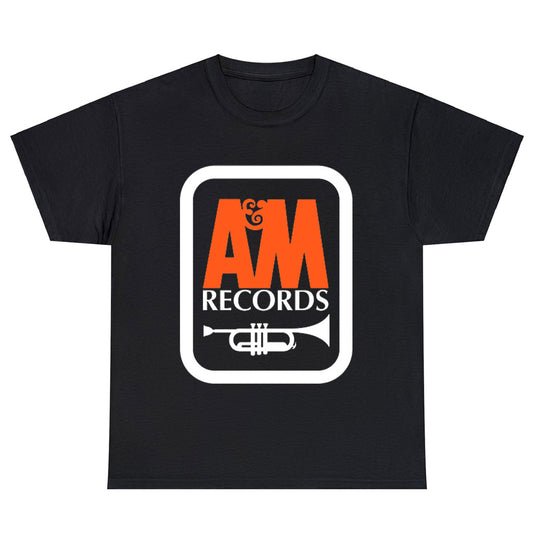 A&M Records Famous Records Label Company Logo Men's Unisex T Shirt Size S to 3XL