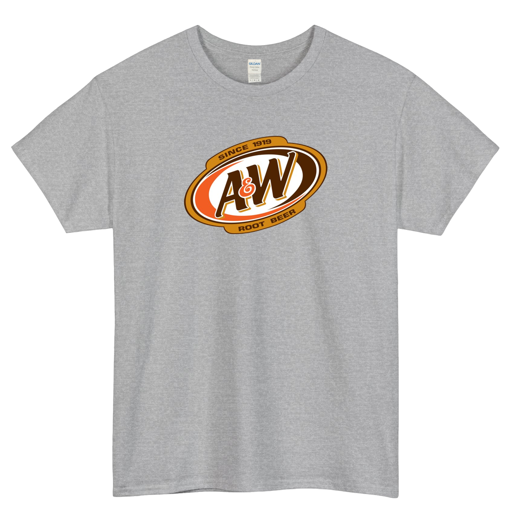 A&W Root Beer Logo Mens Unisex Short Sleeve T-Shirt Size S-3XL - P