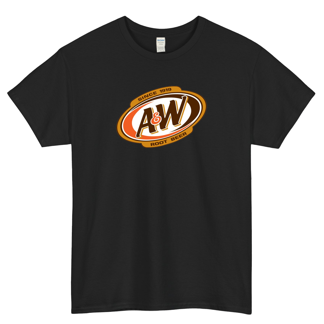 A&W Root Beer Logo Mens Unisex Short Sleeve T-Shirt Size S-3XL - P