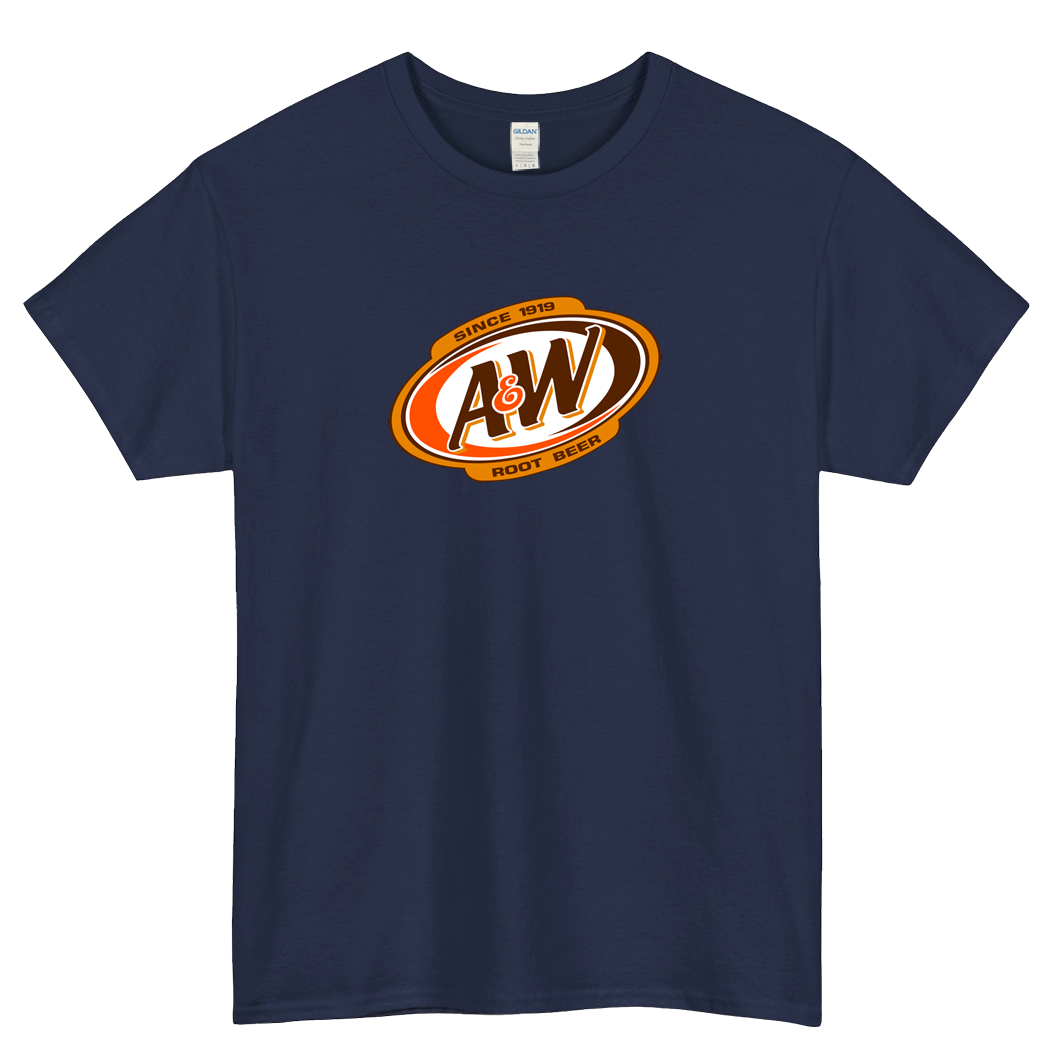SHORT SLEEVE A&W REET BEER LOGO T SHIRT - P