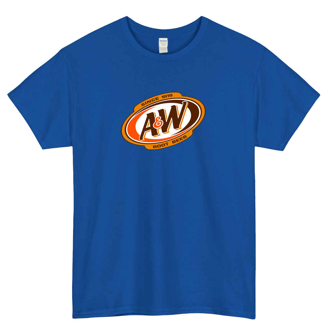SHORT SLEEVE A&W REET BEER LOGO T SHIRT - P