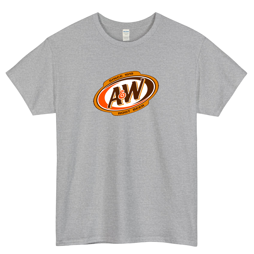 SHORT SLEEVE A&W REET BEER LOGO T SHIRT - P
